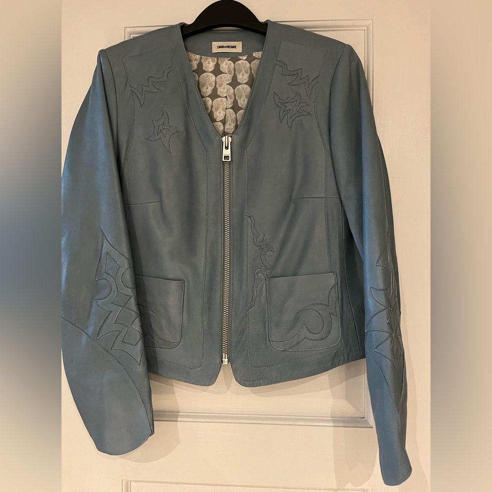 Gorgeous Cowboy Bolero Style Lambskin Jacket - Mint Condition